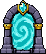 Portal to universe A, swirling
